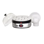 Elite Automatic Stainless Steel 7-Egg Cooker with Poaching Tray and Measuring Cup thumbnail 4