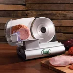 LEM Mighty Bite 200W Silver Meat Slicer with 8.5-inch Stainless Steel Blades thumbnail 3