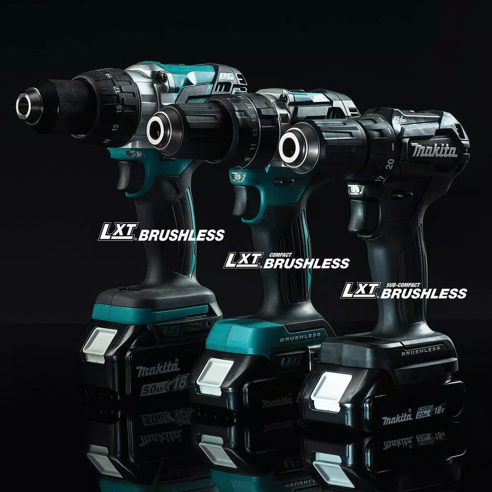 Makita 18V LXT Sub-Compact Brushless 1/2 in. Driver-Drill Kit with Bonus LED Flashlight