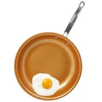 Kitchen Details 10 in. Aluminum Nonstick Copper Frying Pan with Titanium Ceramic Coating thumbnail 3