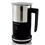 Ovente FR1208 3-in-1 Electric Milk Frother & Heater, Black Stainless Steel, 8.1 oz thumbnail 1