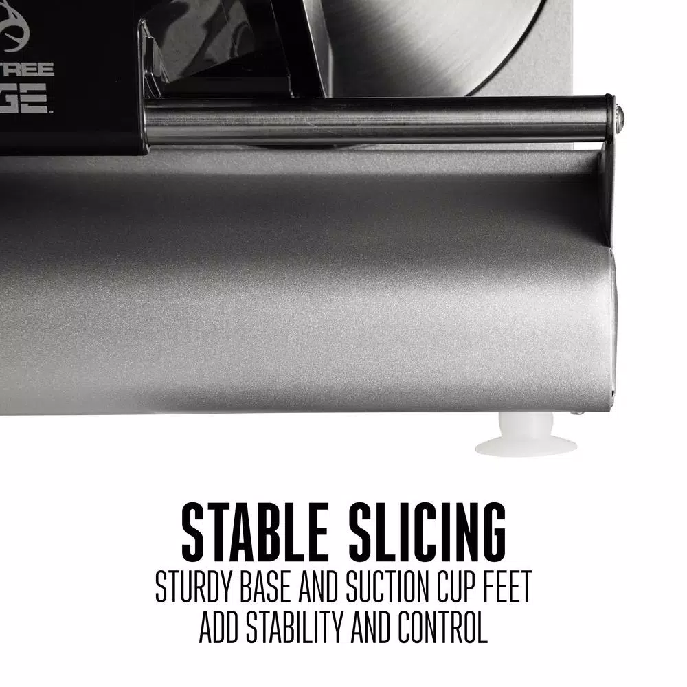 Weston Realtree Edge 200-Watt Meat Slicer with 7.5 in. Stainless Steel Blade and Camouflage Cover