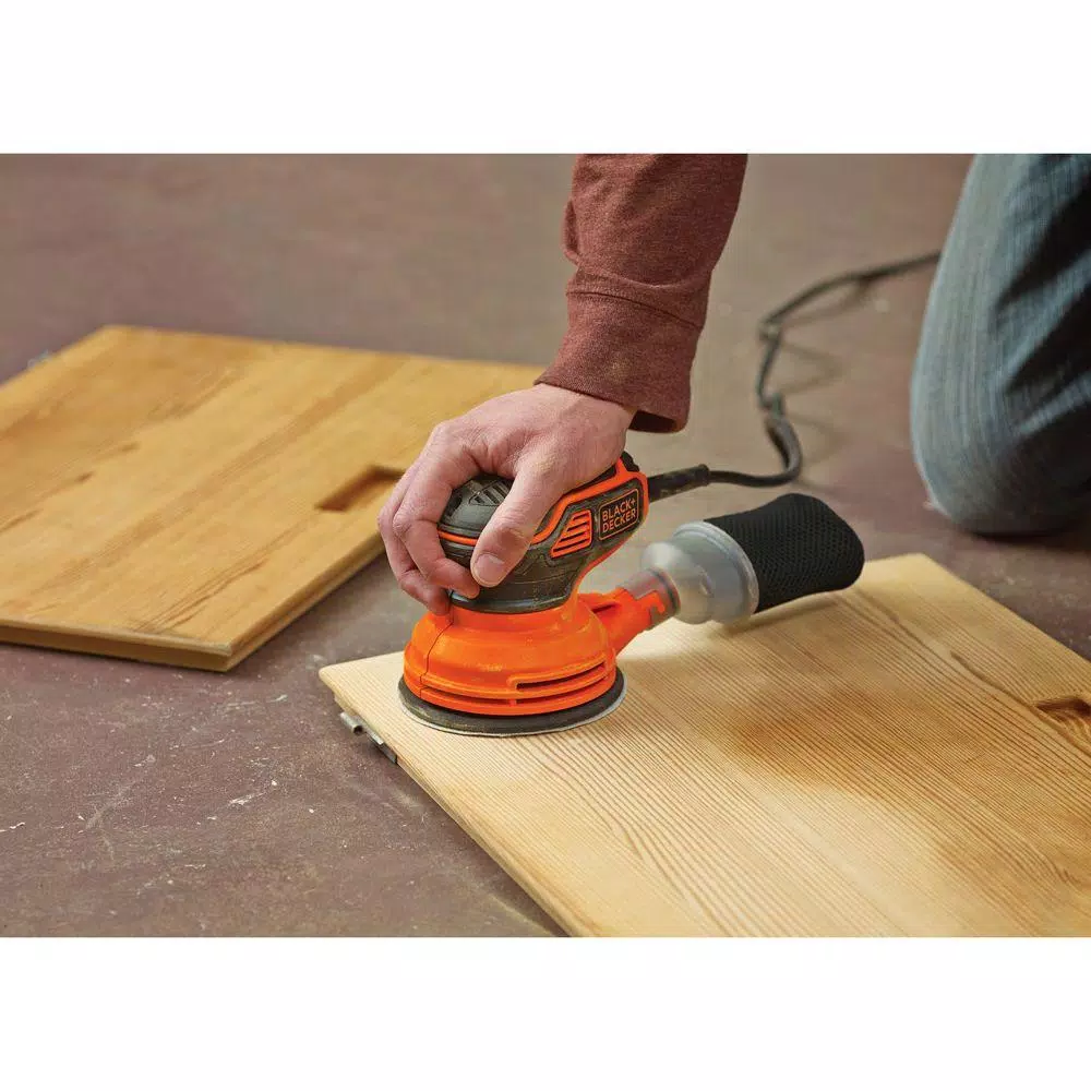 BLACK+DECKER 5 in. Corded Random Orbital Sander, 2.4 Amp