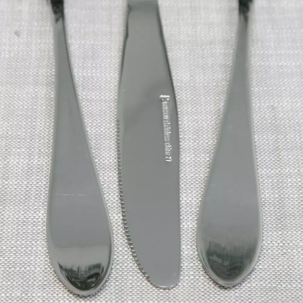 Gibson Home Everington 20-Piece 18/10 Stainless Steel Flatware Set, Service for 4