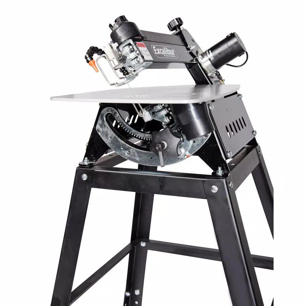 Excalibur 21 in. Tilting Head Scroll Saw with Stand and Foot Switch, 120V