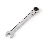 TEKTON 16 mm Flex-Head Ratcheting Combination Wrench, 6-Point Box End thumbnail 1