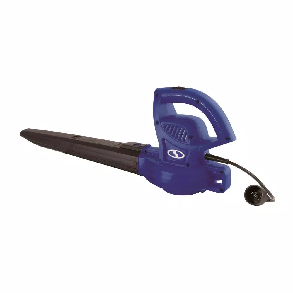 Sun Joe 6 Amp Electric Handheld Leaf Blower, 155 MPH, 200 CFM, Blue