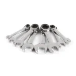 TEKTON 8-Piece Stubby Ratcheting Combination Wrench Set, 5/16 in. to 3/4 in. thumbnail 2