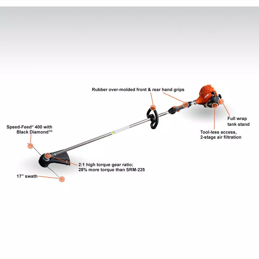 ECHO SRM-2320T 21.2 cc 2-Stroke Gas Straight Shaft Trimmer