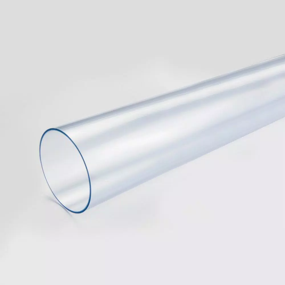 POWERTEC 2-1/2 in. x 36 in. Clear Rigid PVC Dust Collection Pipe