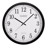 La Crosse Technology 14 in. Atomic Radio Controlled Analog Black Wall Clock thumbnail 1