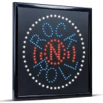 Crystal Art Gallery Rock n Roll Framed Marquee LED Sign - Retro Record Wall Decor thumbnail 2