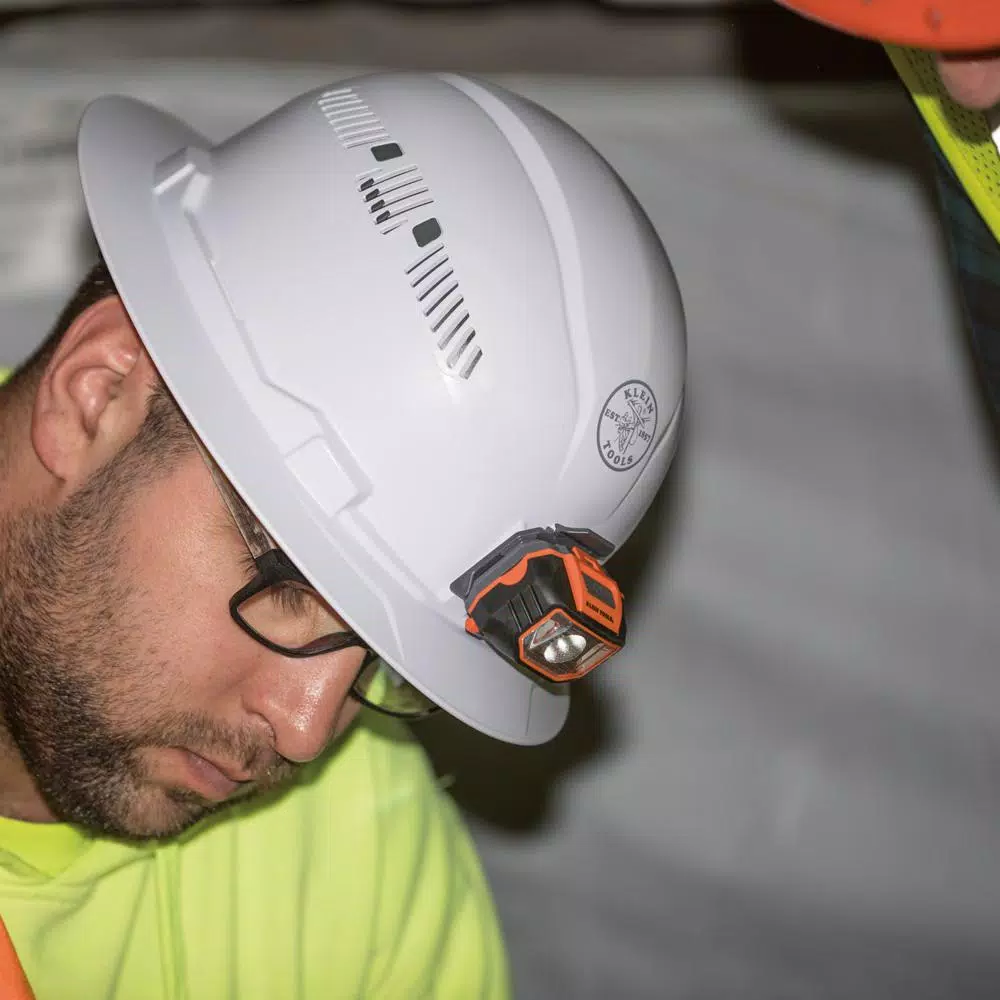 Klein Tools Hard Hat Headlamp and Magnetic Work Light