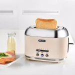 Kalorik Retro 2-Slice Wide Slot Toaster, Cream thumbnail 6