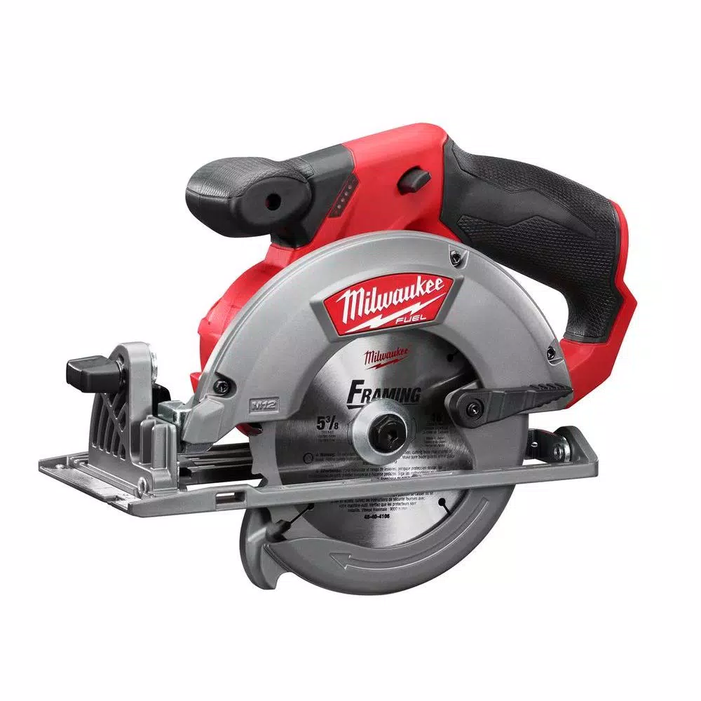 Milwaukee M12 FUEL 5-3/8 in. Brushless Cordless Circular Saw (Tool-Only) with 16T Carbide-Tipped Blade