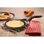 Swiss Diamond 10.25 in. Induction Crepe Pan, Nonstick Cast Aluminum thumbnail 2