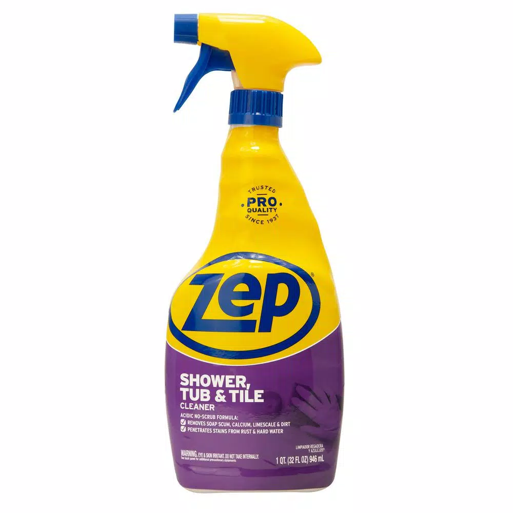 Zep 32 oz. Shower Tub and Tile Cleaner, Acid-Based Formula (Case of 4)