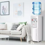Costway Primo Electric Top-Loading Water Dispenser with Storage Cabinet, White thumbnail 5