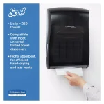 Scott Essential 100% Recycled Multi-Fold White Paper Towels, 250 Sheets per Pack, 16 Packs per Carton thumbnail 6
