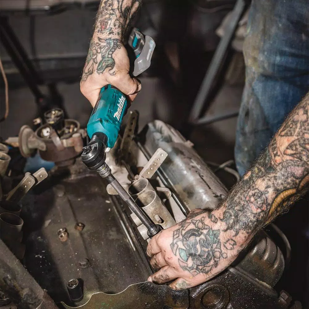 Makita 12V MAX CXT Cordless Ratchet Kit with 3/8 in. and 1/4 in. Anvils and 4.0 Ah Battery