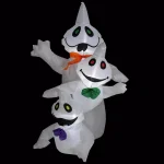 Northlight 3.5 ft. Inflatable Ghost Trio Halloween Outdoor Decoration with Warm White Lights thumbnail 1