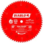 Diablo 10 in. x 60-Tooth Fine Finish Slide Miter Saw Blade thumbnail 1