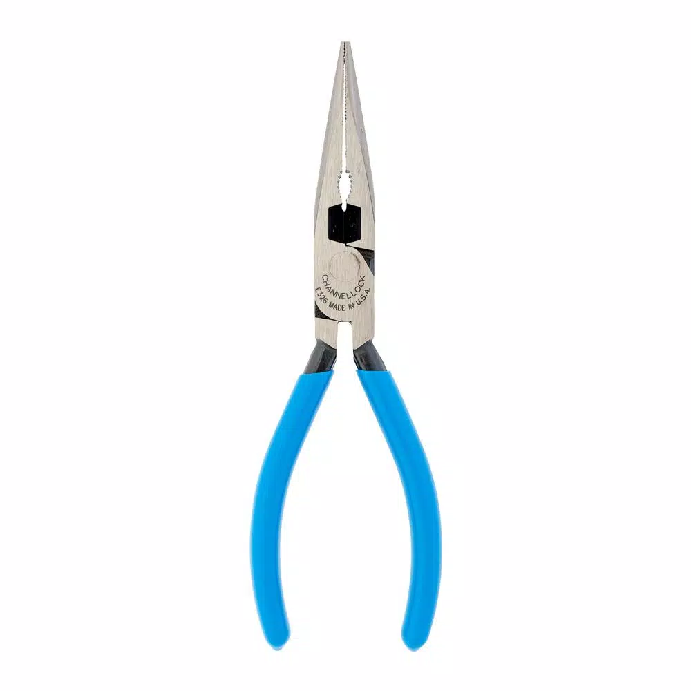 Channellock 4-Piece Hand Tool Set with Adjustable Wrench, Tongue and Groove, Needle Nose Pliers, and 6-in-1 Screwdriver