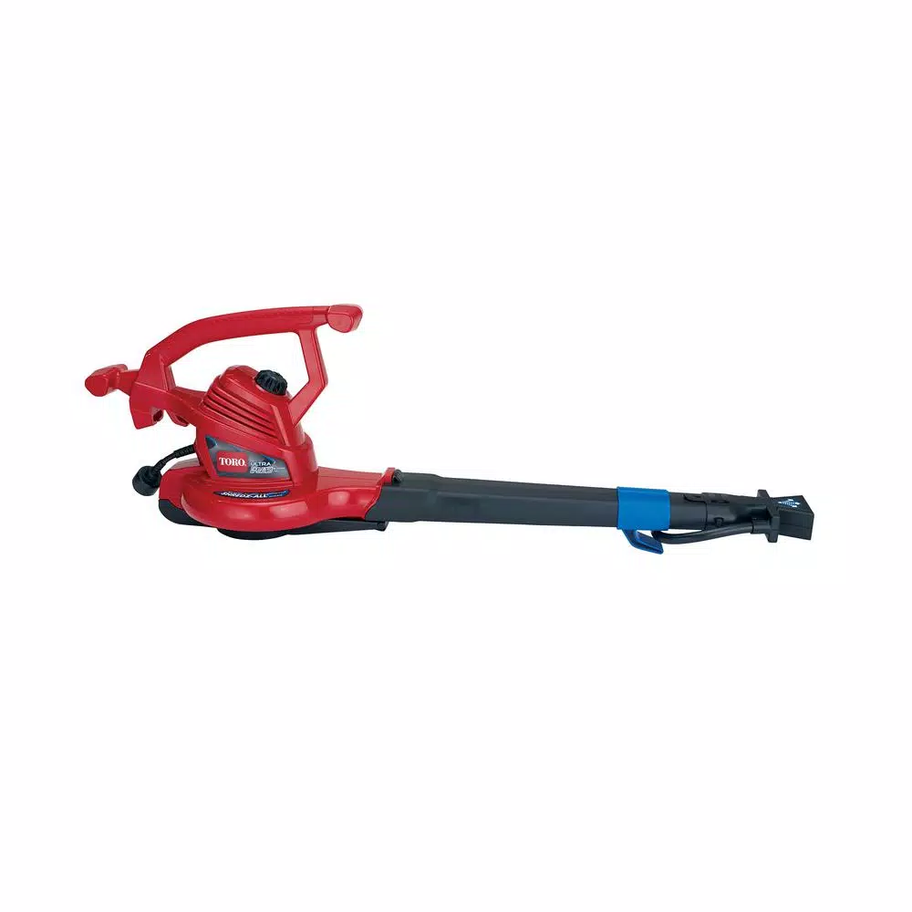 Toro UltraPlus 12 Amp Electric Leaf Blower, Vacuum, and Mulcher - 250 MPH, 350 CFM
