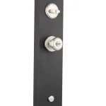 Kwikset Montara Keyed Entry Handleset with Single Cylinder Deadbolt, Satin Nickel thumbnail 7
