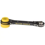 Klein Tools 6-in-1 Ratcheting Lineman's Wrench, SAE Combination Wrench thumbnail 5
