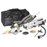 Genesis GPCS535K 3-1/2 in. 5.8 Amp Compact Plunge Circular Saw Kit with Laser and Accessories thumbnail 1
