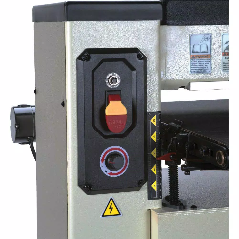 Shop Fox 18 in. Open-End Drum Sander, 1-1/2 HP, 120V Stationary Power Tool