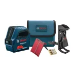Bosch GLL 50 Self-Leveling Cross-Line Laser Level Kit, 50 ft. Range, Reconditioned thumbnail 6