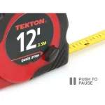TEKTON 12 ft. x 1/2 in. Tape Measure with Impact-Resistant ABS Housing thumbnail 3