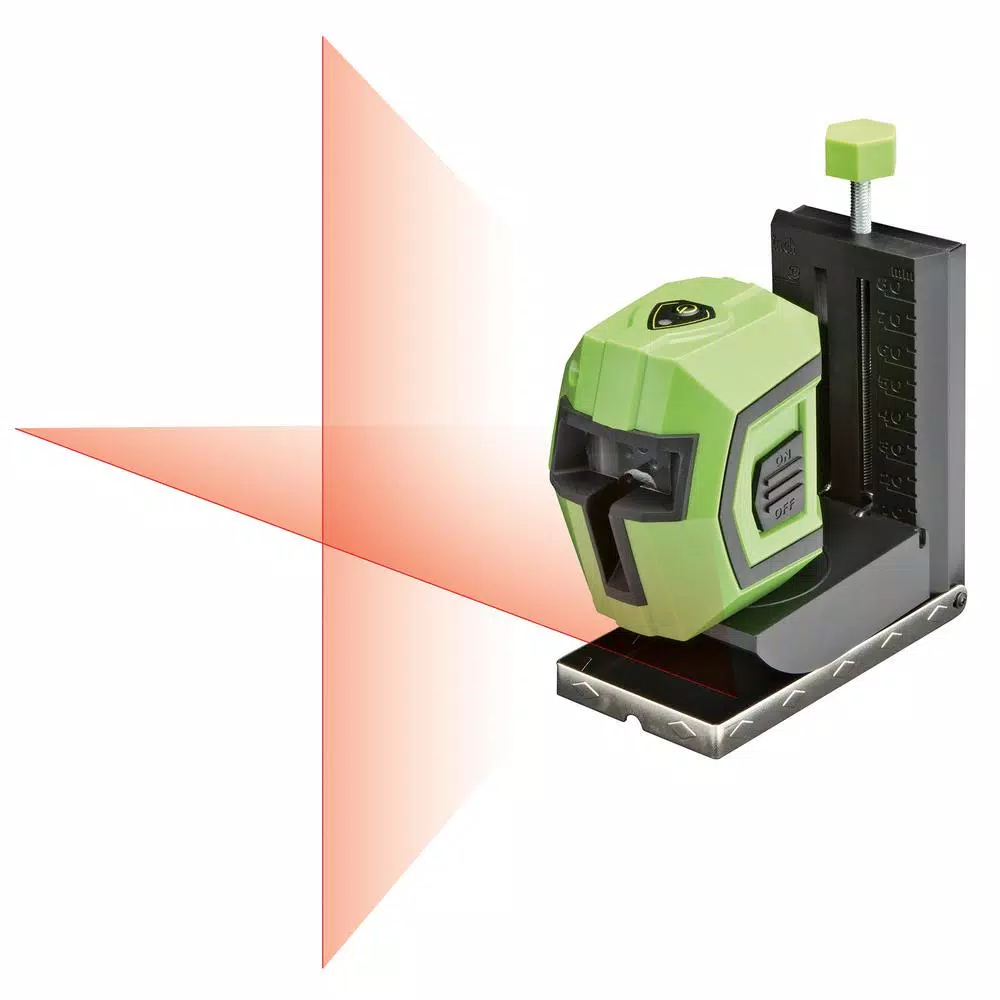PowerSmith Self-Leveling Cross-Line Laser Level with Mode Lock, Magnetic Base, Clamp, and Tripod Mount