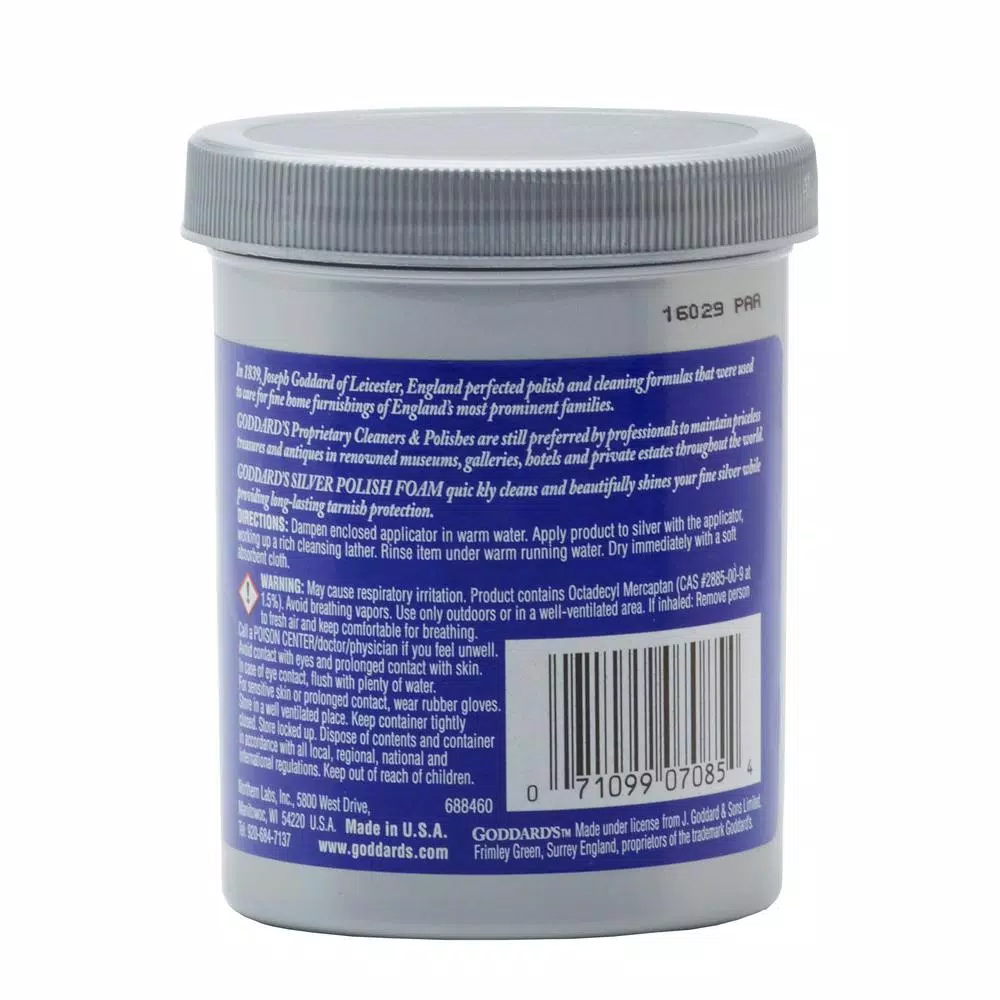 Goddard's Silver Foam Tarnish Remover & Cleaner, 6 oz.