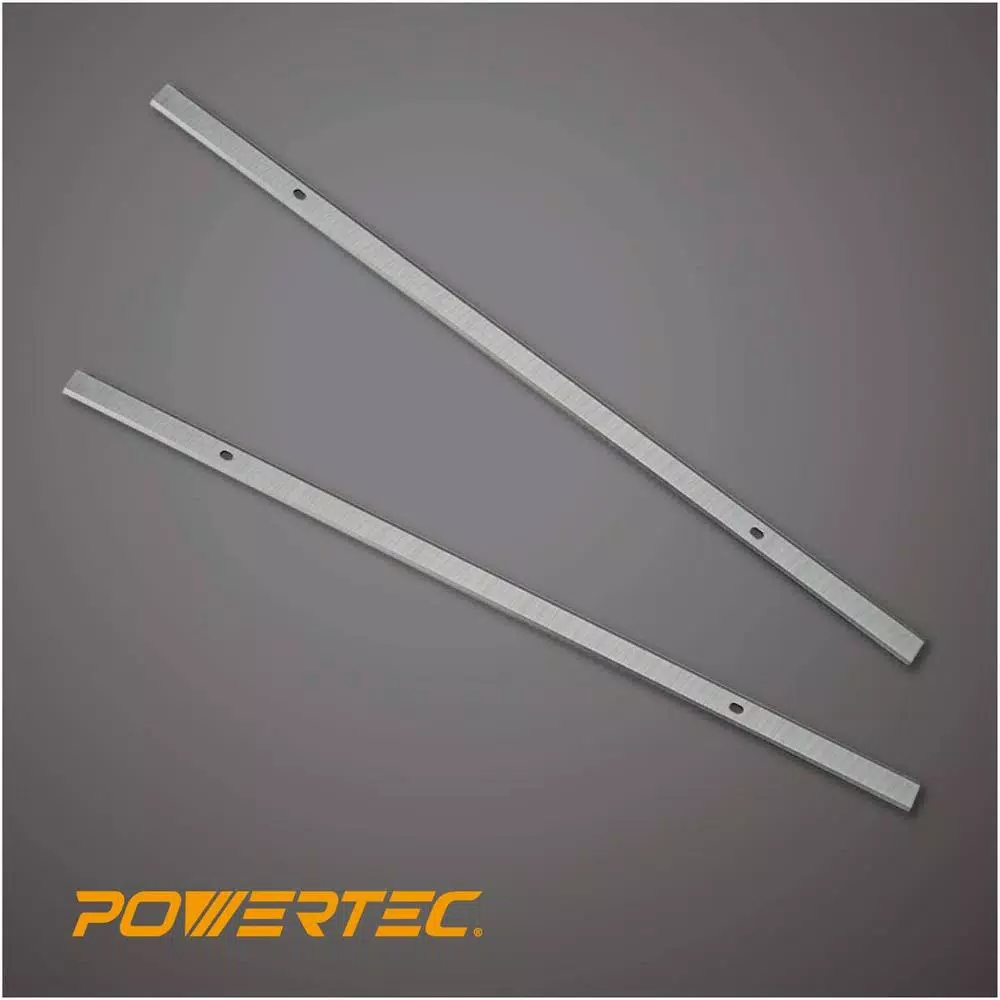 POWERTEC 13 in. High Speed Steel Planer Knives for Ryobi AP1300, Set of 2