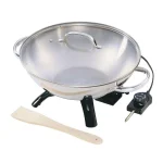 Presto 1500W Stainless Steel Electric Wok and Skillet with Control Master Heat Control thumbnail 1
