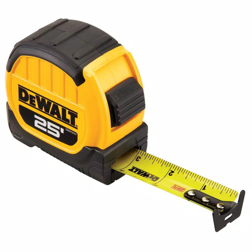 DEWALT 25 ft. x 1-1/8 in. Tape Measure, 4-Pack - Durable Residential Construction Hand Tool