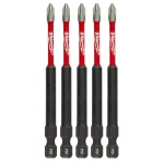 Milwaukee SHOCKWAVE Phillips #1 3.5 in. Impact Duty Steel Screwdriver Bits, 5-Pack thumbnail 1