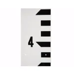AdirPro 5 ft. Fiberglass Stream Gauge, 10ths/Feet Measuring 5.5 ft. to 10.5 ft. thumbnail 2