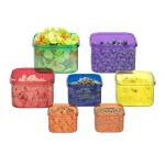 Classic Cuisine 7-Piece Color Coded Portion Control Meal Prep Container Set thumbnail 2