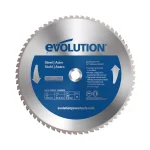 Evolution Power Tools Evolution 14 in. 66-Teeth Carbide Metal Cutting Saw Blade for Mild Steel thumbnail 1