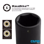 Capri Tools 32 mm 6-Point Metric Deep Impact Socket, 1/2 in. Drive thumbnail 2