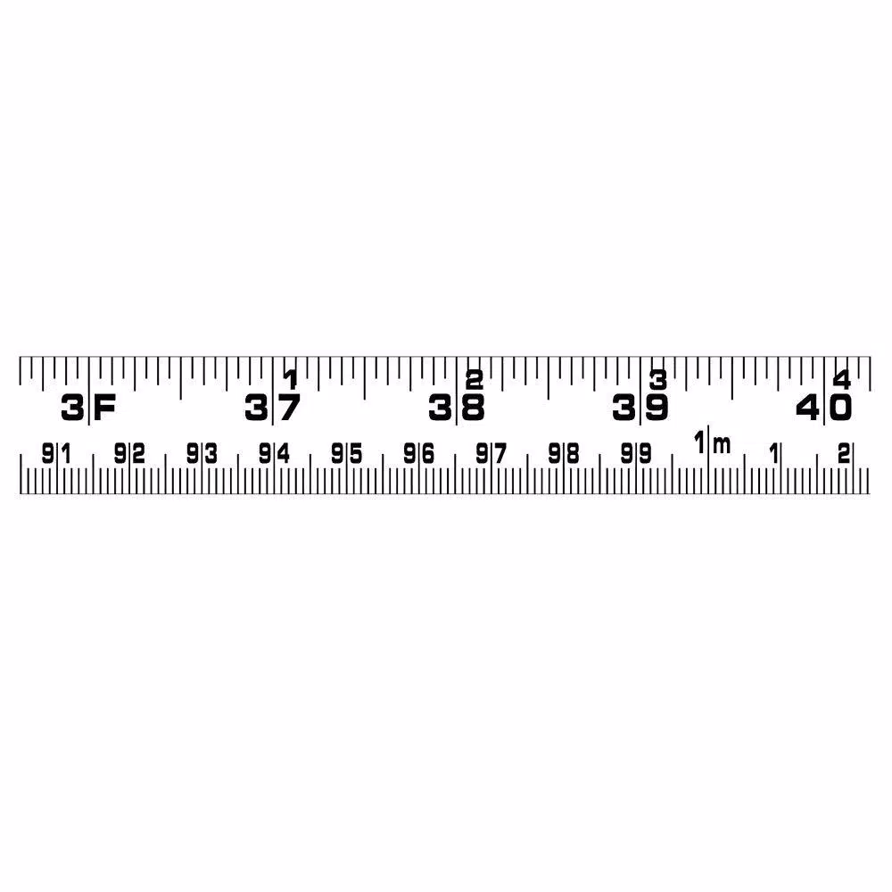Lufkin 700 Series 26 ft. Magnetic SAE/Metric Tape Measure, 1 in. Width, Yellow Clad