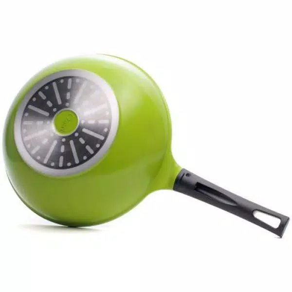 Ozeri Green Earth 14.5 in. Aluminum Ceramic Nonstick Frying Pan, Green