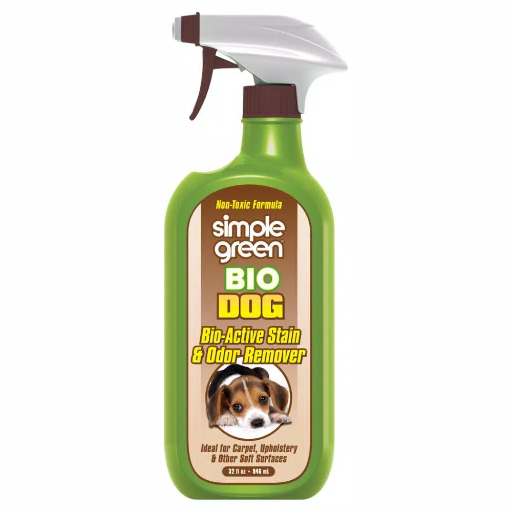 Simple Green Bio Dog Pet Stain and Odor Remover, 32 oz (12-Case Pack)
