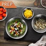 NutriChef 6-Piece Stainless Steel Kitchen Mixing Bowls Set thumbnail 3