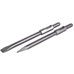 TR Industrial Point and Flat Chisel Bit Set for TR-100 and TR-300 Demolition Hammers thumbnail 1