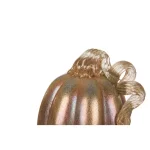 Glitzhome Blue and Gold Glittery Glass Pumpkin Decor, 5.91 in. H thumbnail 4